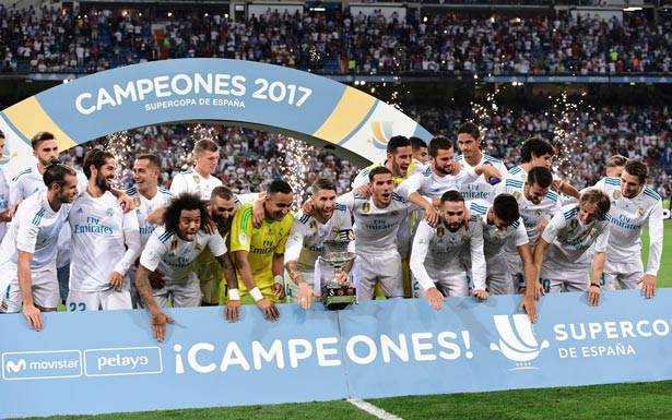 ريال مدريد بطلاً لكأس السوبر الاسبانية