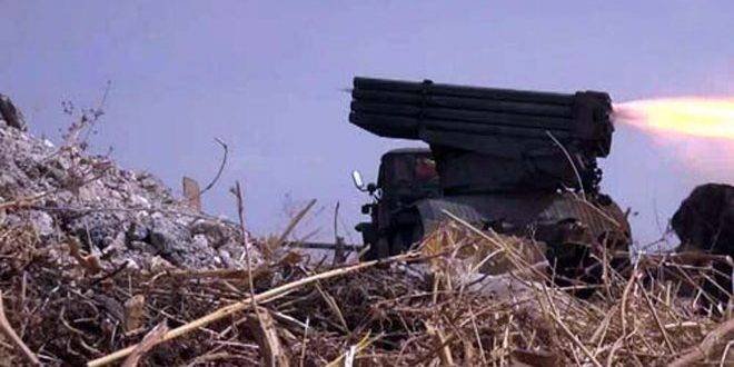 بالفيديو معارك عنيفة بين الجيش السوري والمقاومة ضد إرهابيي داعش في جرود الجراجير