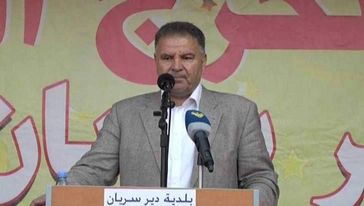 فياض: جهود المقاومة والجيش والشعب تتكامل في سبيل حماية الأمن والسيادة