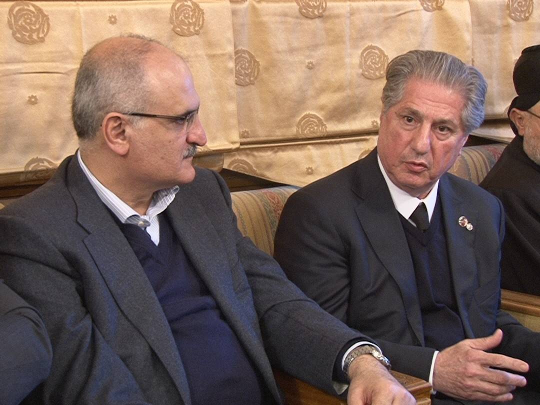 الوزير حسن خليل بضيافة الجميّل في بكفيا