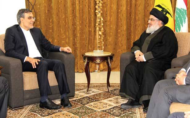 السيد نصرالله استقبل انصاري