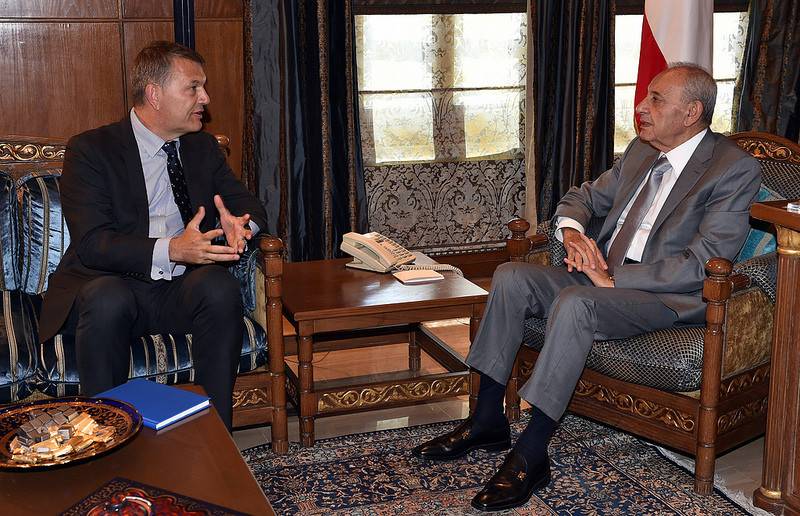 أنصاري زار بري: العيش المشترك ودور لبنان في التصدي للارهاب أساسي