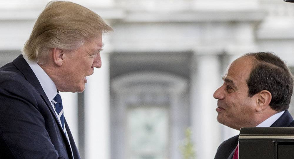 السيسي يتلقى اتصالا هاتفيا من ترامب