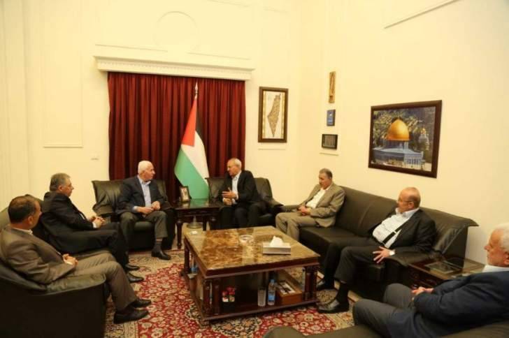 الاحمد يبحث مع ناجي اخر المستجدات على الساحة الفلسطينية