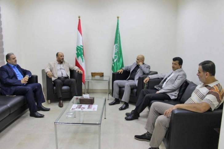 الجماعة الاسلامية تستقبل وفد حركة حماس في صيدا