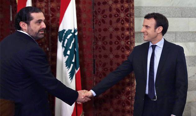 ماكرون يستقبل الحريري الجمعة