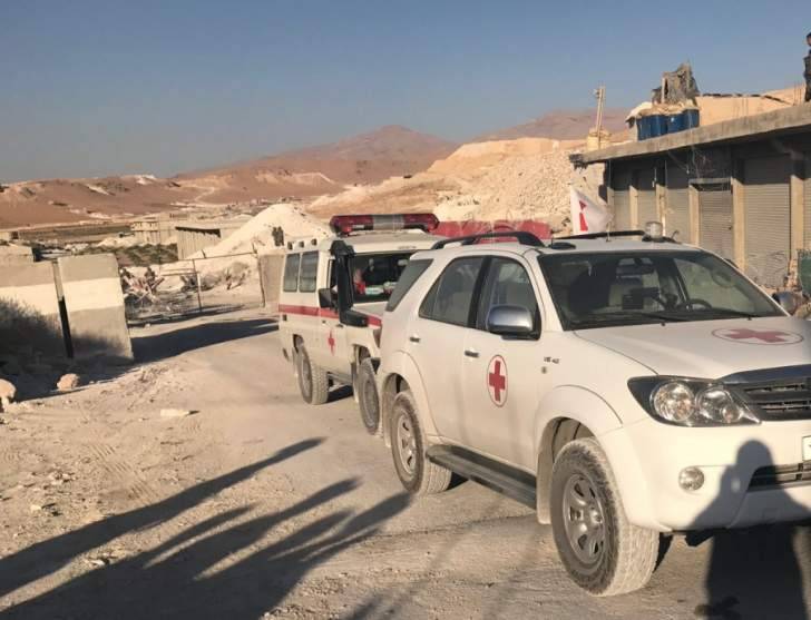 وصول الجثامين التي قد تكون للعسكريين الثمانية الى بلدة اللبوة