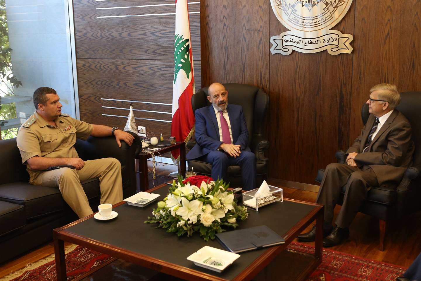 زاسبيكين نقل إلى الصراف التزام روسيا تعزيز التعاون العسكري مع لبنان