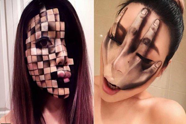 خبيرة ماكياج تستخدم الخدع البصرية في أعمالها!