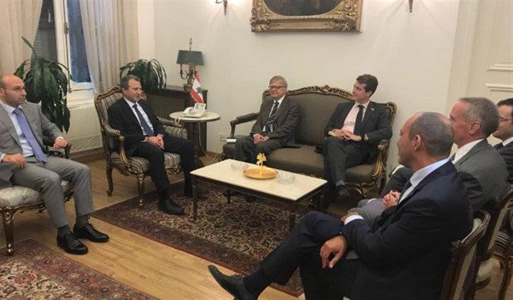 باسيل: التأكيد على موقف لبنان الثابت لجهة التزامه التام بالقرار 1701 بكافة مندرجاته