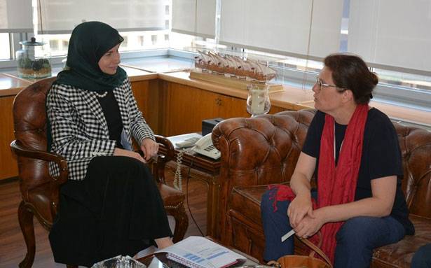 عز الدين استقبلت الممثلة الجديدة
لبرنامج الأمم المتحدة الإنمائي