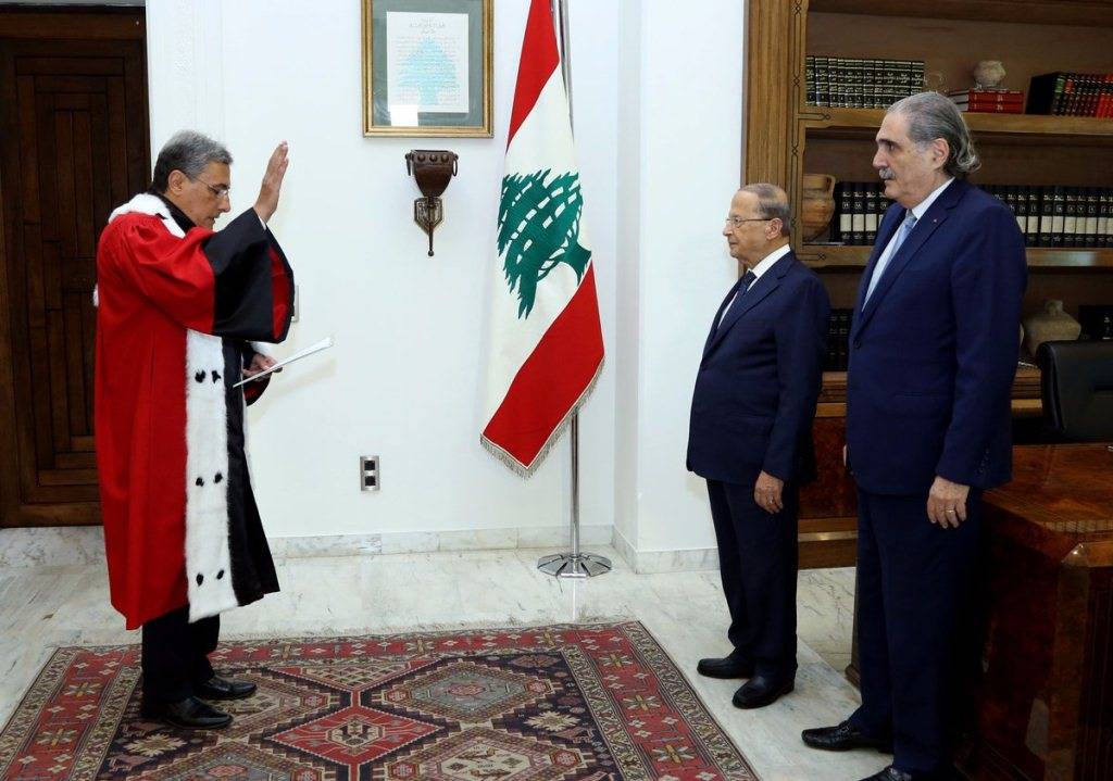 رئيس مجلس شورى الدولة أقسم اليمين أمام رئيس الجمهورية