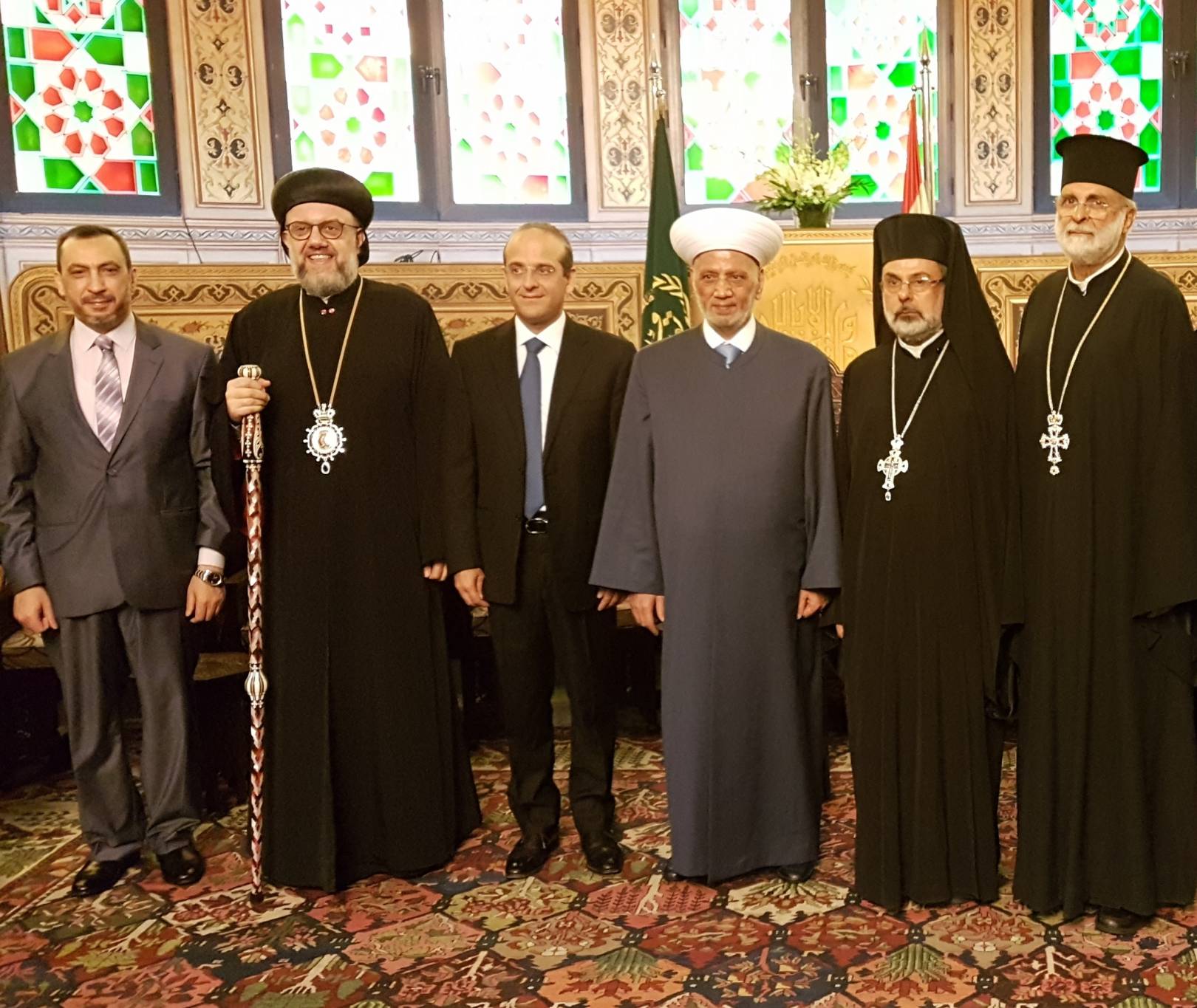 دريان تقبل التهاني بعيد الأضحى