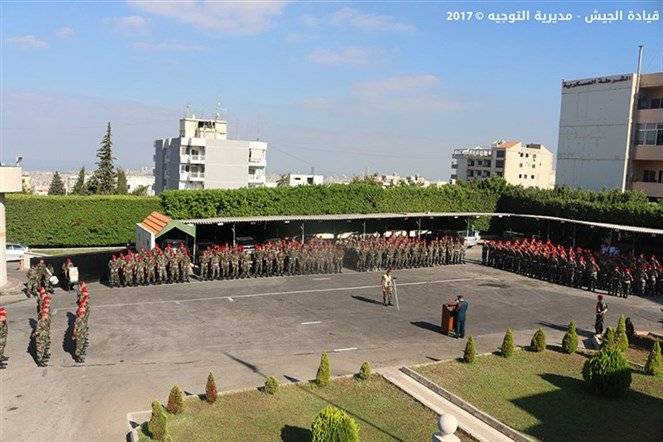 بالصور:  احتفال عسكري رمزي في اليرزة لمناسبة انتهاء "فجر الجرود"