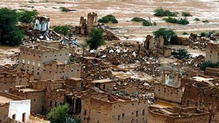 فيضانات في اليمن تودي بحياة 9 أطفال