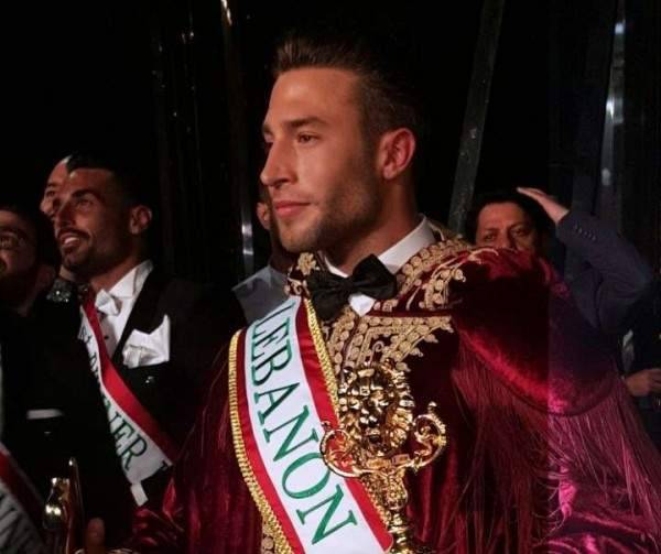 مايكل خوري يتوج بلقب ملك جمال لبنان لعام 2017