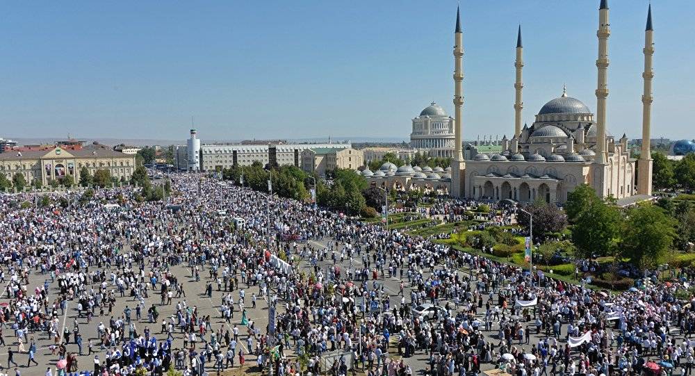 مسيرة في العاصمة الشيشانية لدعم مسلمي الروهينجا