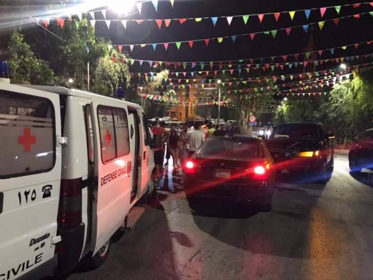 ثلاثة جرحى اثر حادث سير في بيت شباب