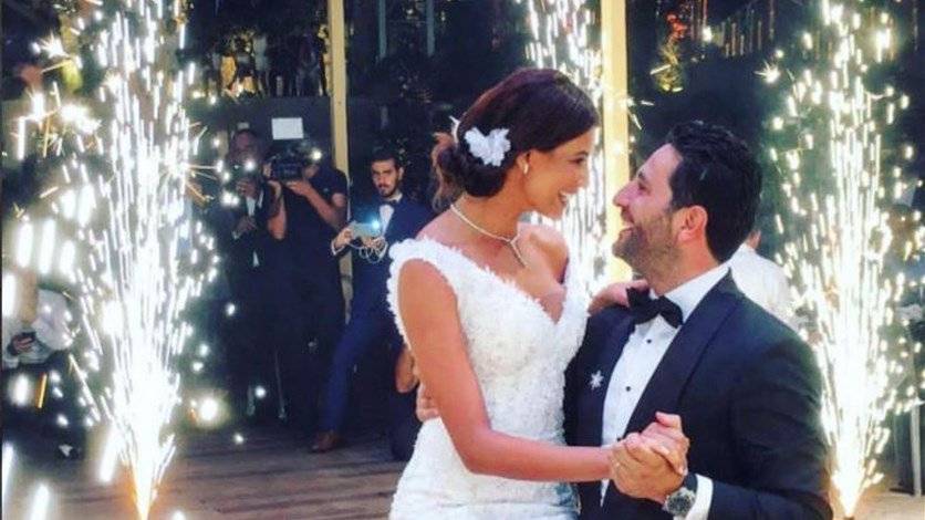 بالفيديو: هذا ما فعله وسام بريدي وريم السعيدي بعد حفل الزفاف!
