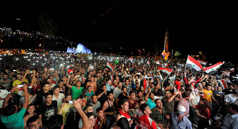 بالفيديو: استقبال حافل للمنتخب السوري في مطار دمشق الدولي