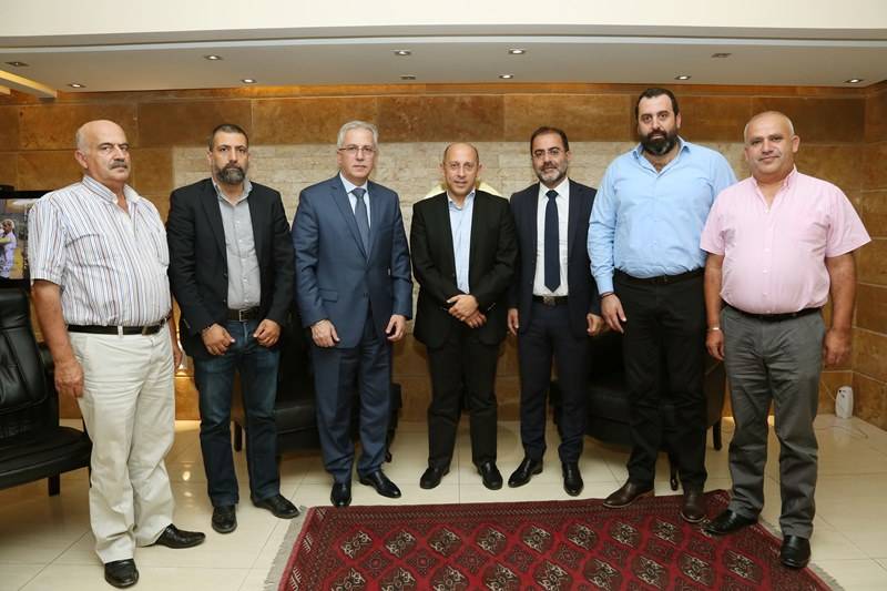 خطار استقبل آلان عون ووفد رؤساء بلديات المتن الأعلى