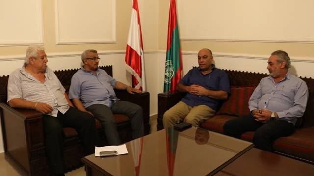 سعد استقبل قائد القوة الأمنية المشتركة في عين الحلوة