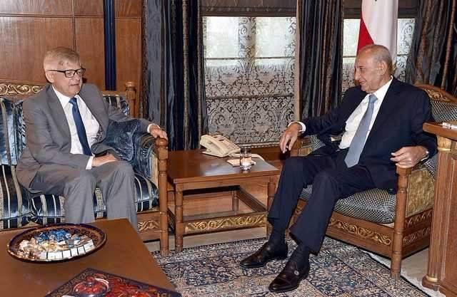 بري التقى سفيري روسيا وسويسرا وعضو الكونغرس الاميركي السابق راي لحود