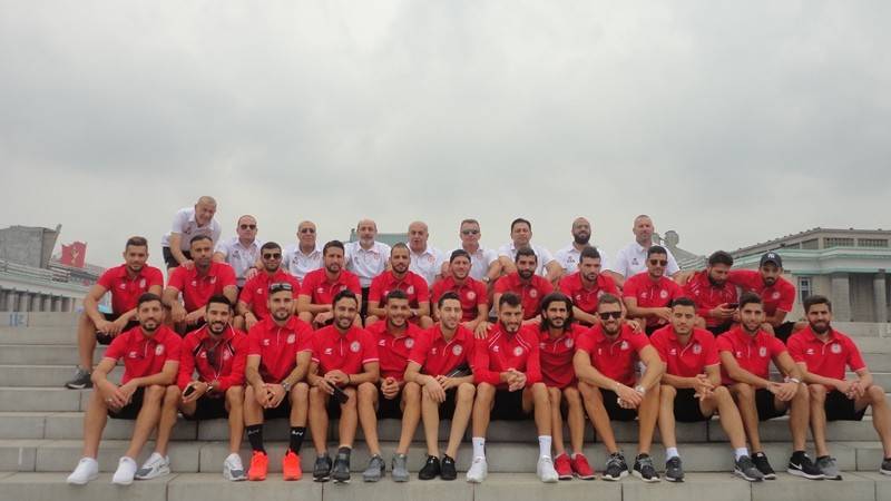 عودة منتخب لبنان لكرة القدم من بيونغ يانغ الجمعة
