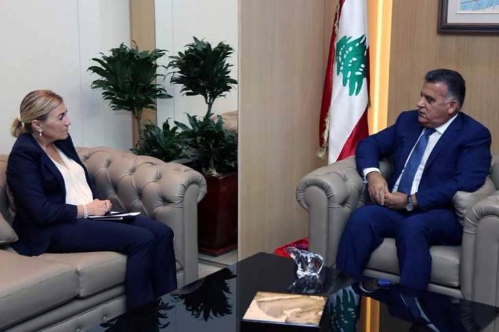 اللواء ابراهيم يستقبل سفيرة النرويج وسفيرة الاتحاد الاوروبي في لبنان