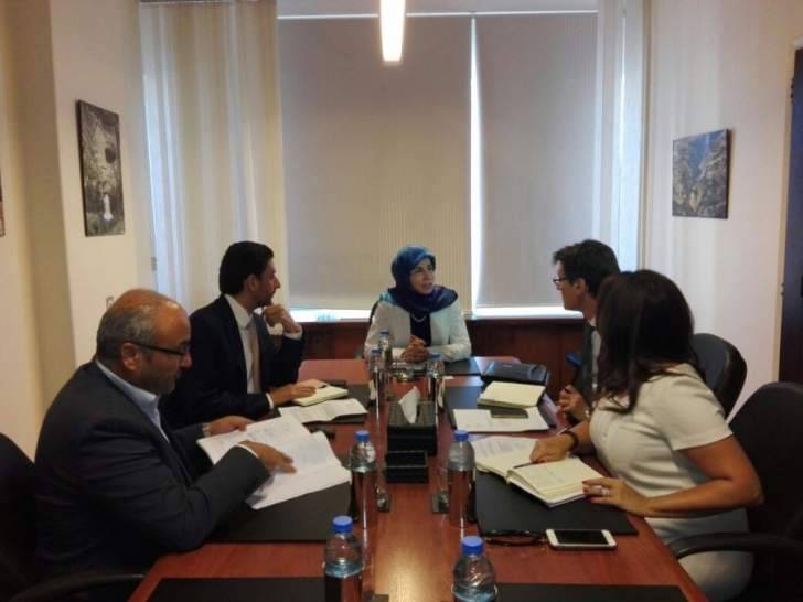 عز الدين تابعت مع وفد من البنك الدولي موضوع تمويل مشروع التحول الرقمي لخدمة المواطنين