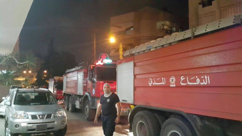 حريق في محطة هيبكو للمحروقات بالضبية