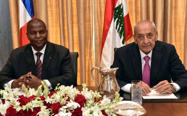فوستين أرشانج تواديرا يُتابع جولته على المسؤولين
بري: اتفقنا على تشجيع المغتربين والإقتصاديين للإستثمار في أفريقيا الوسطى