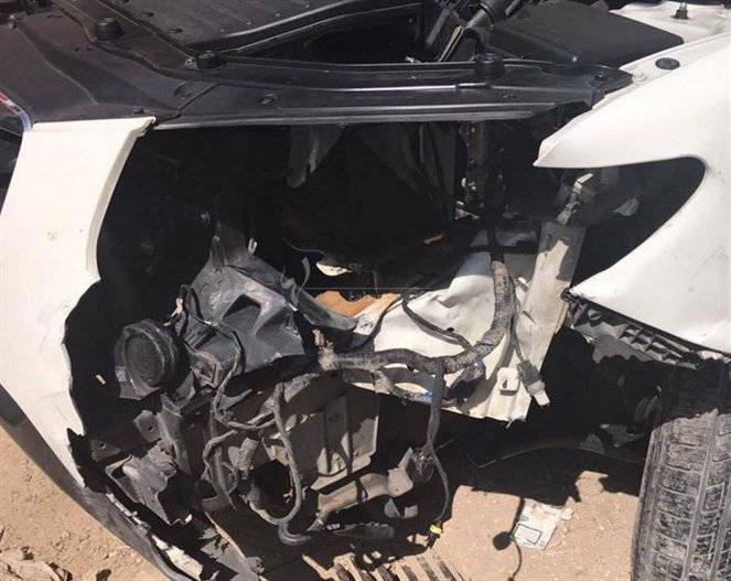 بالصورة: فنان سوري شهير يتعرض لحادث سير مروعٍ وعائلته بأكملها على طريق ضهر البيدر!