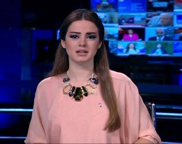 بالفيديو: موقف محرج  لمذيعة المستقبل مباشرة على الهواء