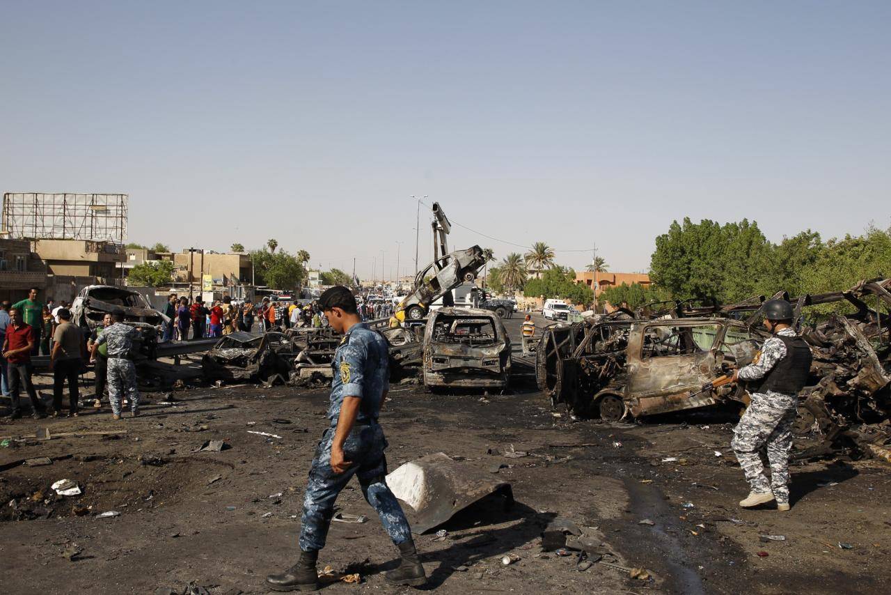 نحو 40 قتيلا وعشرات الجرحى في تفجير مزدوج جنوبي العراق(روسيا اليوم)