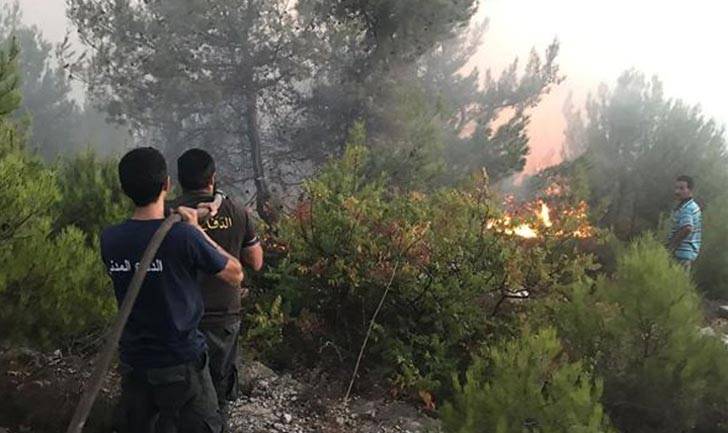 حريق في جبل رشميا والأهالي يُناشدون
خطار تابع مراحل تنفيذ عمليّات الإطفاء
