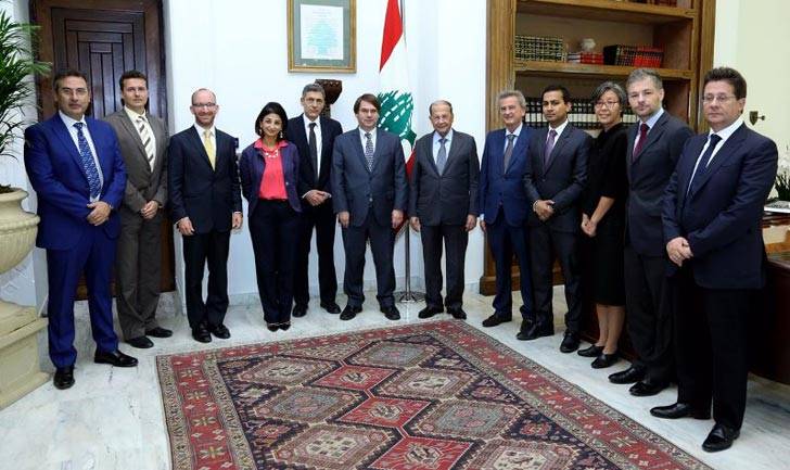 استقبل بعثة صندوق النقد بحضور سلامة وكنعان
عون : تعزيز الإنتاجيّة وزيــــــادة الإستثمارات
ومُكافحة الفساد أسس خطة النهوض الإقتصادي