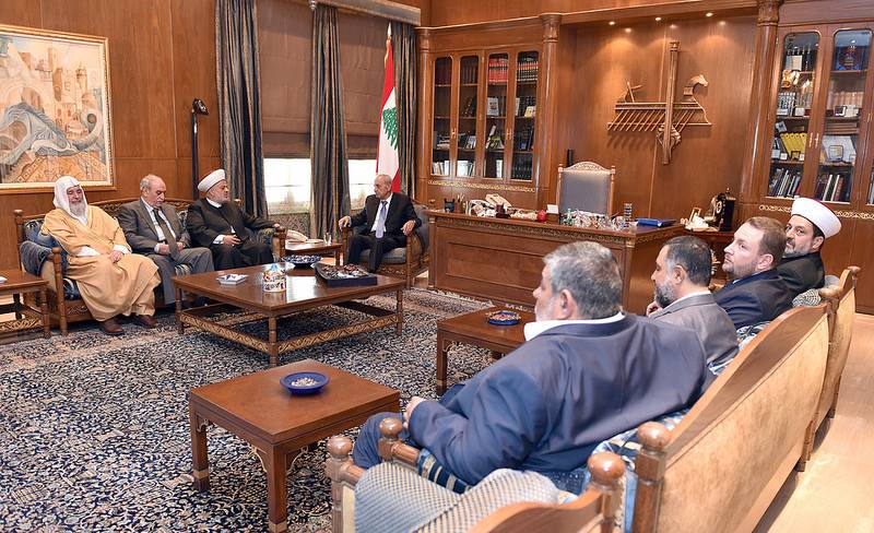 بري استقبل وفد جبهة العمل ورجال دين الرفاعي: الانتصار هو نصر أيضا للمقاومة السياسية