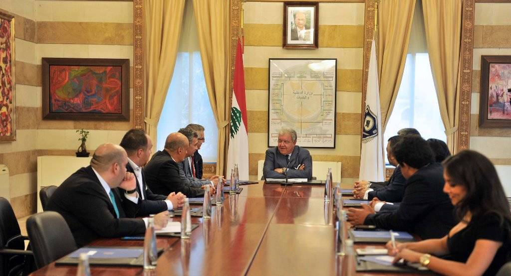 المشنوق استقبل وفدا نيابيا تركيا