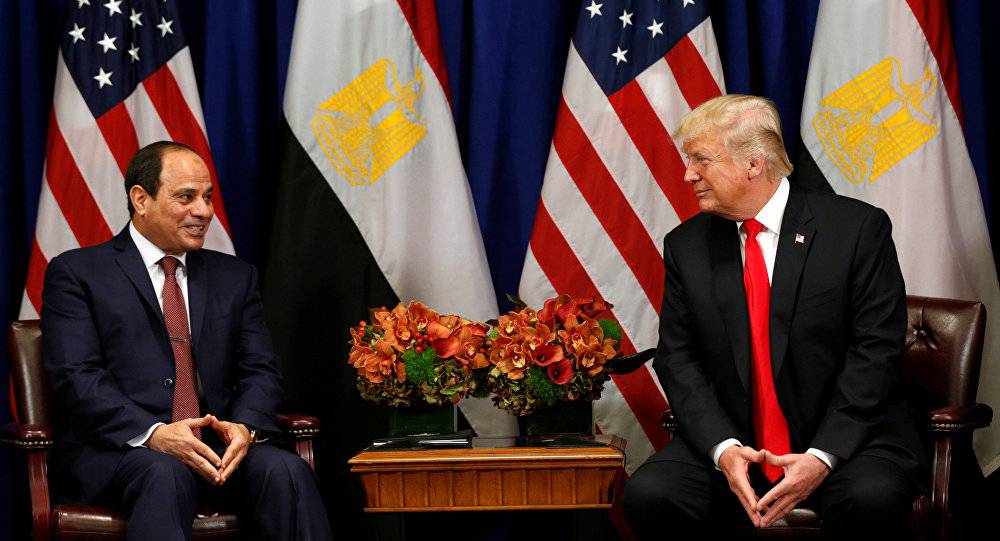 ترامب: ندرس بالتأكيد استئناف المساعدات العسكرية لمصر