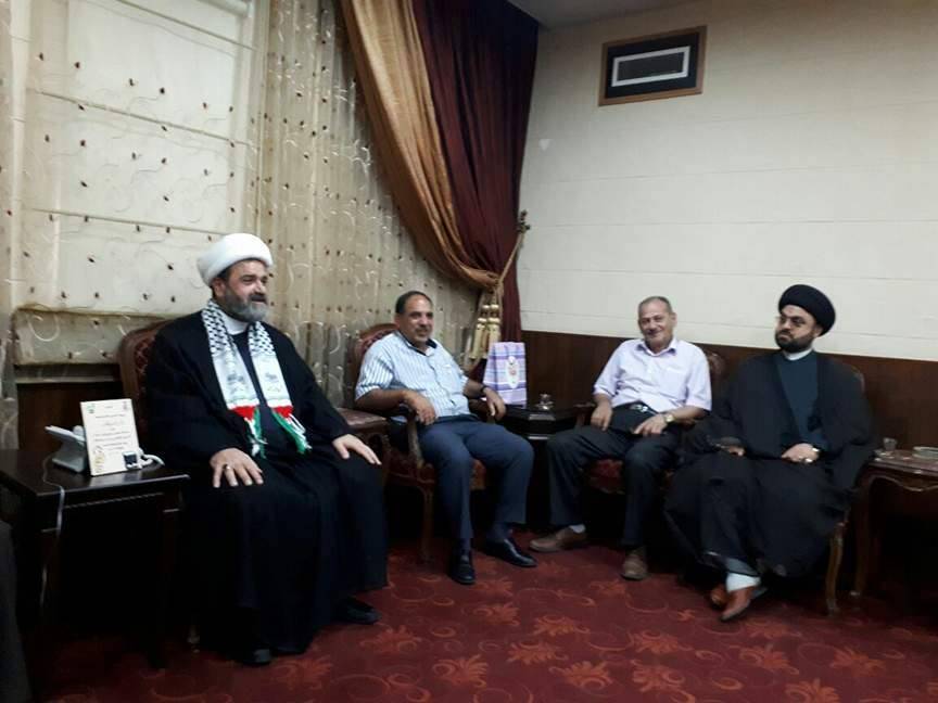 وفد جبهة التحرير الفلسطينية زار مفتي صور وقياديين في حركة امل