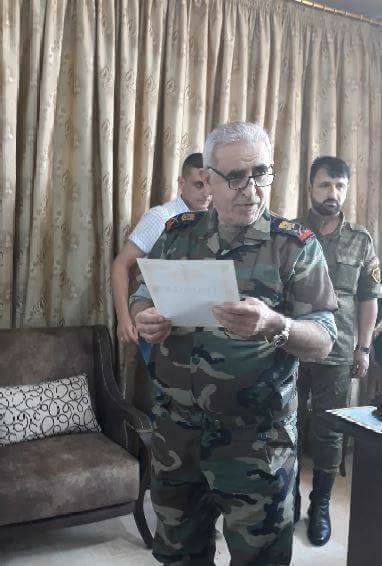 ظهور نادر لمدير ادارة المخابرات الجوية السورية اللواء جميل حسن في حلب