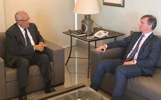 سليمان استقبل سفيري بريطانيا والمغرب
