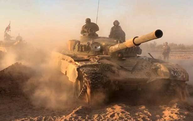 الجيش السوري فتح طريق حلب ــ دير الزور ــ حمص