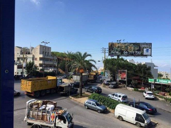 زحمة سير خانقة من ذوق مصبح في اتجاه اعالي كسروان