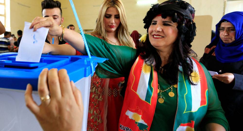 بدء فرز الأصوات في الاستفتاء على انفصال كردستان
