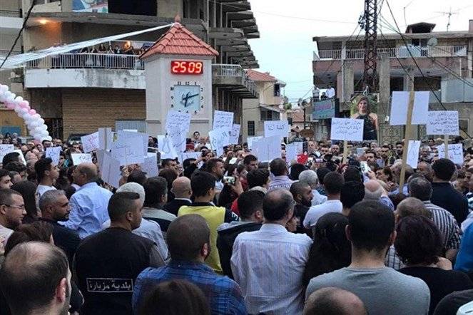 مزيارة تنتفض... «لترحيل السوريين وإعدام «الوحش»