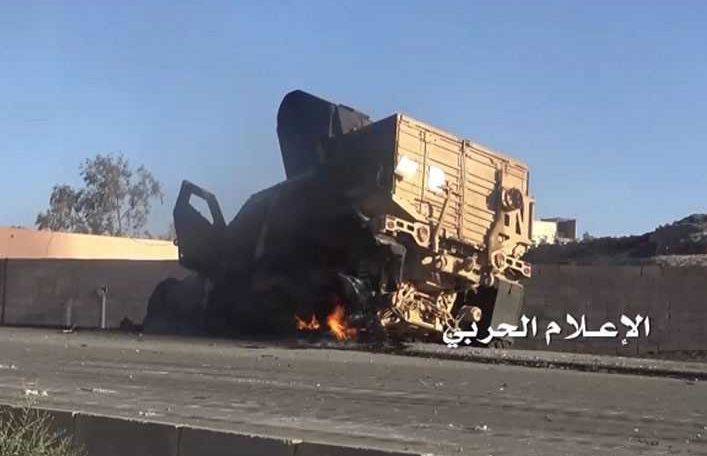 تدمير آليتين وخسائر بشرية للغزاة والمرتزقة بتعز