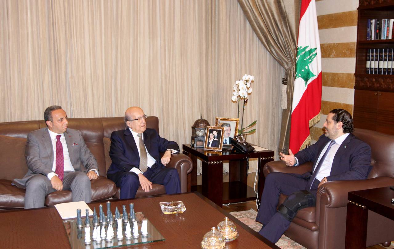 الحريري استقبل نقيب خبراء المحاسبة وطربيه وفتوح