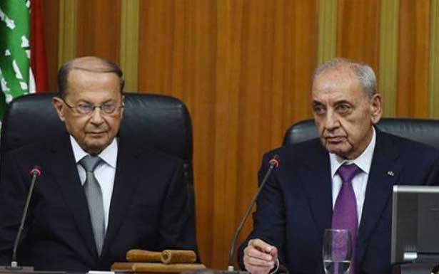 عون دعا لحوار في بعبدا رفض حضوره بري